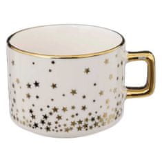 Secret de Gourme Sada 4 porcelánových hrníčků na stojanu STARS, 170 ml