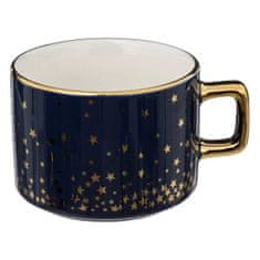 Secret de Gourme Sada 4 porcelánových hrníčků na stojanu STARS, 170 ml