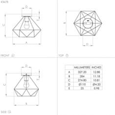Eglo EGLO Stropní svítidlo TARBES 43678