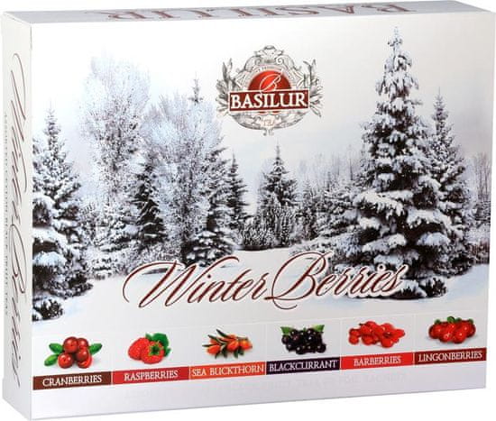 Basilur OVOCNÉ ČAJE WINTER BERRIES ASS PŘEBAL 60 S