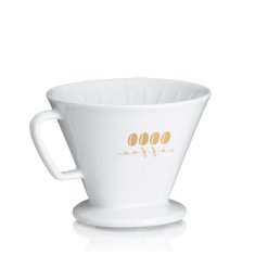 Kela KL-12492 Kávový filtr porcelánový Excelsa L bílá