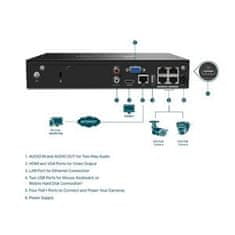 TP-Link "4 Channel PoE Network Video RecorderSPEC: H.265+/H.265/H.264+/H.264, Up to 8MP resolution, Decoding capability