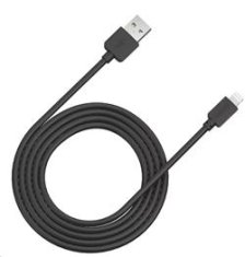 Canyon Nabíjení kabel 8-pin Lightning - USB 2.0, 1m, černá