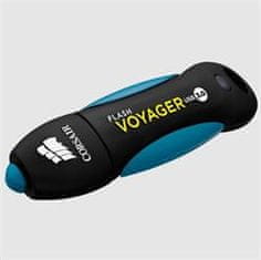 Corsair flash disk 128GB Voyager USB 3.0 (čtení/zápis: 190/60MB/s) modro-černý