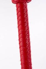 Devil Sticks Devil Sticks Softy Leather Tails Whip (Red), kožený bičík s důtky