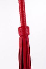 Devil Sticks Devil Sticks Softy Leather Tails Whip (Red), kožený bičík s důtky