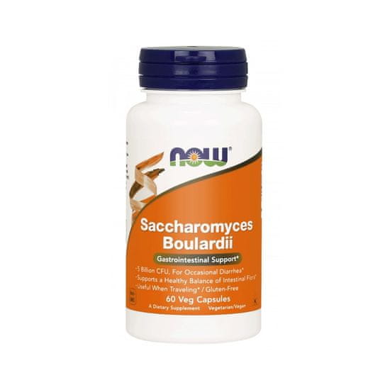 NOW Foods NOW Foods probiotikum Saccharomyces Boulardii 60 kapslí BI4092