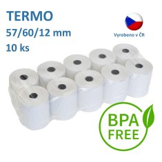 Dommio Pokladní kotouček TERMO 57/60/12 mm (40 m), 10 ks