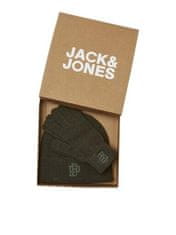 Jack&Jones Pánská sada - čepice a rukavice JACTRAIN 12264109 Peat