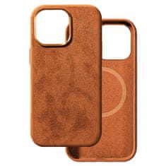 MobilPouzdra.cz Kryt Alcane MagSafe pro Apple iPhone 16 Pro Brown