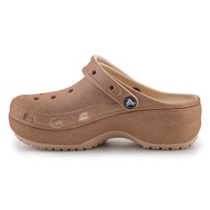 Crocs Klasické třpytivé dřeváky na platformě velikost 41