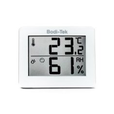 BODI-TEK ROOM THERMOMETER AND HYGROMETER