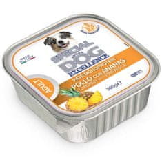 Monge SPECIAL DOG EXCELLENCE FRUITS paté kuře,rýže & ananas 300g vanička