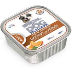 Monge SPECIAL DOG EXCELLENCE FRUITS paté krůta,rýže & citrus 300g vanička