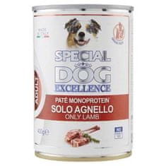 Monge SPECIAL DOG EXCELLENCE pate MONOPROTEIN čistě jehněčí 400g grain free konzerva