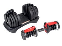 ACRAsport Nastavitelná činka 24 Kg Set 15 v 1