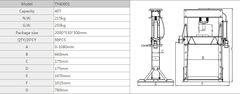 AHProfi Hydraulický lis 40t - TY40002