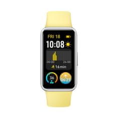 Huawei Band 9/Silver/Sport Band/Lemon Yellow