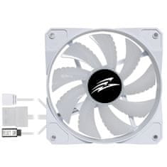 Evolveo 12FMW ventilátor 120mm, ARGB, bílý rám, master