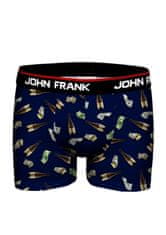 John Frank Pánské boxerky JFBD351, Blu, L