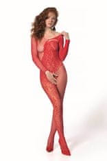 Passion Passion Bodystocking BS107 (Červená)