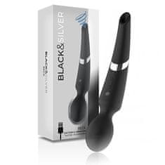 BLACK&SILVER Black and Silver Beck (Black), duální masážní hlavice a womanizer