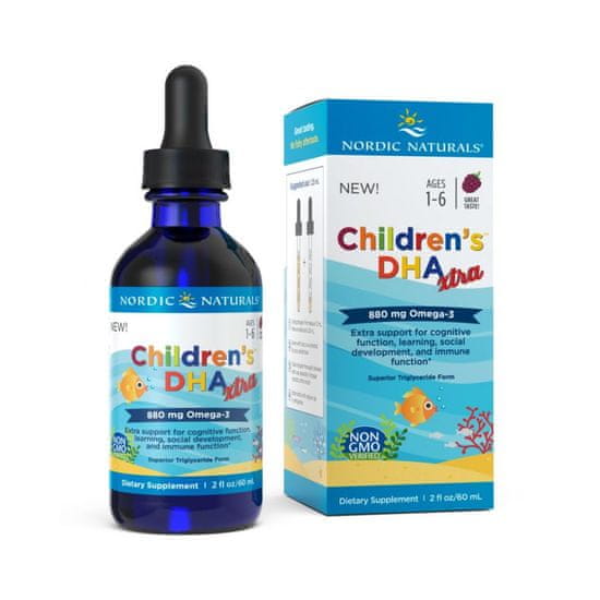 Nordic Naturals NORDIC NATURALS Childrens Dha Xtra 880 Mg 60 ml BI3388