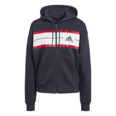 Adidas Mikina tmavomodrá 158 - 163 cm/S Essentials Pinstripe Block Fleece