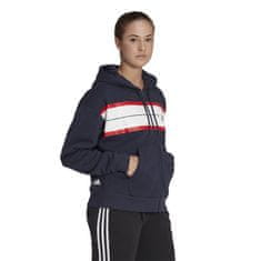 Adidas Mikina tmavomodrá 158 - 163 cm/S Essentials Pinstripe Block Fleece