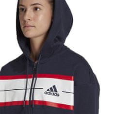 Adidas Mikina tmavomodrá 158 - 163 cm/S Essentials Pinstripe Block Fleece