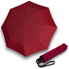 Knirps A 200 Medium Duomatic Joy Red - elegantní dámský plnoautomatický deštník