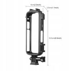 Puluz Frame Mount Držák Pouzdro Montážní rámeček Stativ 2x ISO pro Insta360 X4 X 4