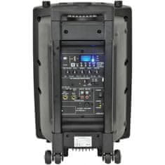 QTX QR10PABT, mobilní 10" zvukový systém MP3/SD/USB/BT/VHF, 50W