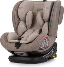 Chipolino Autosedačka Peak i-Size 40-150cm Isofix 360 Macadamia