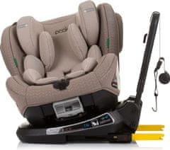 Chipolino Autosedačka Peak i-Size 40-150cm Isofix 360 Macadamia