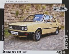 RETRO-AUTA© Puzzle č.18 Škoda 120 GLS (1982) 40 dílků