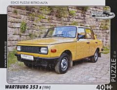 RETRO-AUTA© Puzzle č.21 Wartgurg 353 s (1984) 40 dílků