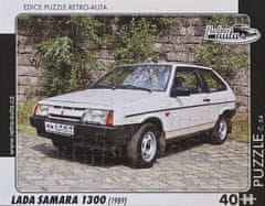 RETRO-AUTA© Puzzle č.54 Lada Samara 1300 (1989) 40 dílků