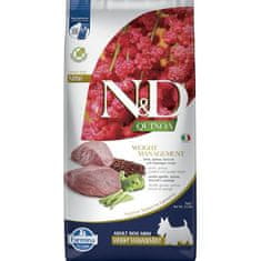 Farmina N&D QUINOA Dog GF Weight Management Lamb & Broccoli Adult Mini 7 kg