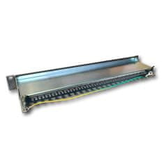 DATACOM 24p. Patch panel 19" STP CAT6A LSA 1U BK