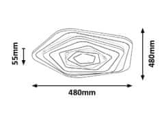Rabalux Rabalux stropní svítidlo Taneli LED 54W CCT DIM 3098