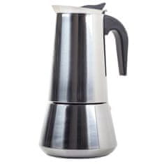 Verk 07045 Moka konvice 12 - 600 ml - stříbrná