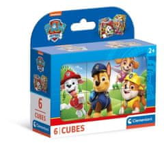 Clementoni Obrázkové kostky Paw Patrol 6 ks