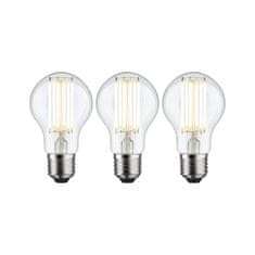 Paulmann PAULMANN Eco-Line Filament 230V LED žárovka E27 3ks-sada 5W 3000K čirá 29220