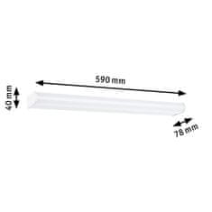 Paulmann PAULMANN Selection Bathroom LED nástěnné svítidlo Arneb IP44 3000K 230V 12,5W bílá 71209