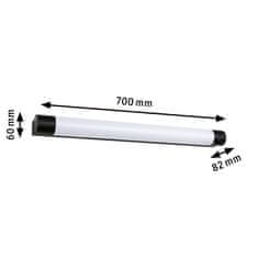 Paulmann PAULMANN Selection Bathroom LED svítidlo k zrcadlu Orgon zásuvka IP44 3000K 230V 10,5W černá 71214