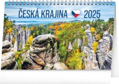 Notique Kalendář 2025 stolní: Česká krajina, 23,1 × 14,5 cm