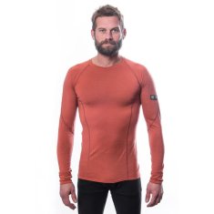 Sensor Triko Merino Active - pánské, dlouhý, terrakotta - Velikost M