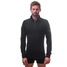 Sensor Triko Merino Extreme Zip - pánské, dlouhý, černá - Velikost 2XL