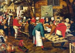 Grafika Puzzle Pieter Bruegel: Selská svatba